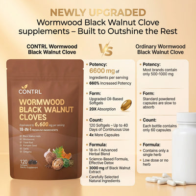 Wormwood Black Walnut Cloves