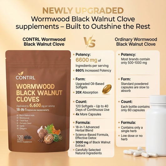 Wormwood Black Walnut Cloves
