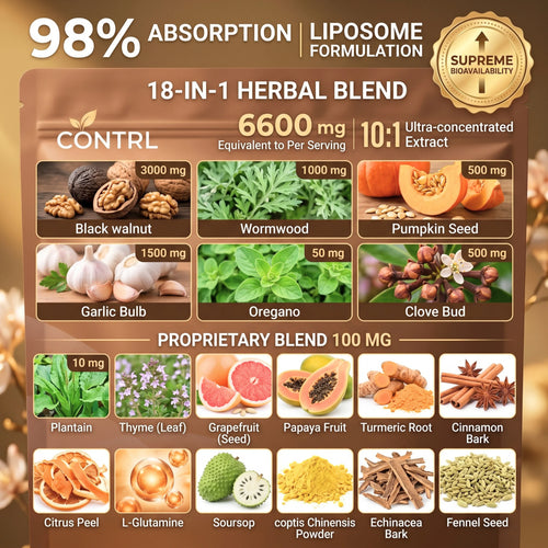 Wormwood Black Walnut Cloves